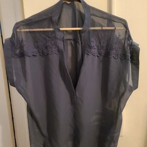 THE Limited see through dress shirt